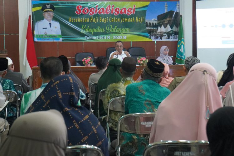 Calon Jemaah Haji Kabupaten Balangan Ikuti Sosialisasi Kesehatan Haji