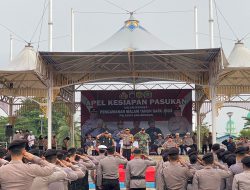 Malam Pergantian Tahun Baru, Polresta Banjarmasin Turunkan 861 Personel Gabungan