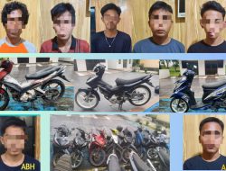 Dua Bulan Berhasil Gasak 6 Motor, Komplotan Remaja Pelaku Curanmor Digulung Polisi