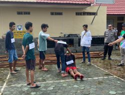 Rekonstruksi Perkelahian di Panjaitan, Pelaku Peragakan 18 Adegan Hingga Tewaskan Mantan Atlet Tinju