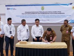 Pemko Banjarmasin Teken PKS Pajak Barang Jasa Tertentu Bersama UP3 PLN