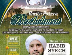 Hadiri! Barito Bersholawat dan Launching Buku Bersama Habib Syech