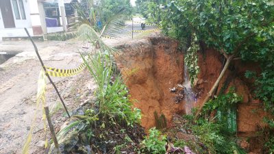 Tanah Longsor di Perumahan Seribu, BPBD Minta Masyarakat Ikuti Arahan Petugas