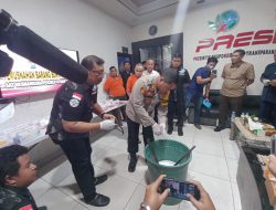 Polresta Banjarmasin Musnahkan 164,33 gram Sabu dan 11 Butir Extacy Senilai Ratusan Juta