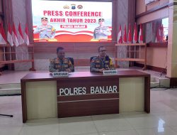 Tutup Buku 2023, Polres Banjar Tangani 725 Kasus Didominasi Perkara Konvensional