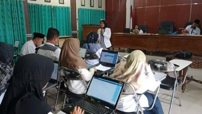 Kemenag Balangan Gelar Bimbingan Pengisian SKP Melalui E -Kinerja BKN Untuk ASN