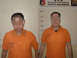 Polsek Banjarmasin Barat Ringkus Dua Orang Diduga Pengedar Narkoba