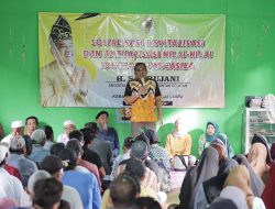 Sahrujani Sosialisasikan Ideologi Pancasila dan Wawasan Kebangsaan di Desa Tambalangan Kecil