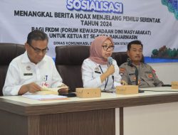 Cegah Hoax Jelang Pemilu 2024, Diskominfotik Gelar Sosialisasi FKDM