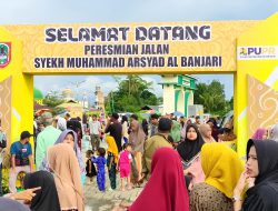 Warga Kelampayan Apresiasi Paman Birin Atas Peresmian Jalan Syekh Muhammad Arsyad Al Banjari