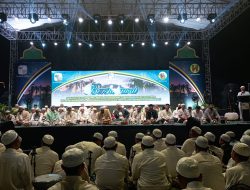 Syekhermania Perwakilan Kalsel Padati Hadiri Barito Putera Bersholawat Bersama Habib Syech
