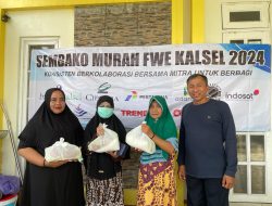 Bank Kalsel Dukung Kegiatan Sembako Murah FWE Kalsel