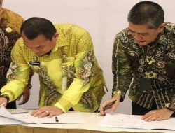 Pj Bupati HSS dan Dirut Bank Kalsel Tandatangani Kesepakatan Layanan Jasa Perbankan