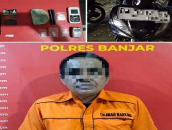 Bawa 4 Paket Sabu, Pria Paruh Baya Asal Banjarmasin Ditangkap Polisi di Kertak Hanyar