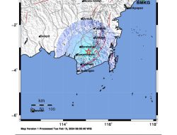 Gempa 4,8 M, BMKG Kalsel: Gempa Dangkal Akibat Patahan Meratus