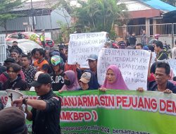 AMKBPD Serbu Kantor KPU Banjarmasin Beri Dukungan Bagi Penyelenggara Pemilu