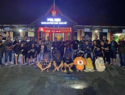 Polisi Amankan 6 orang Terduga Begal di Cempaka Sari 4