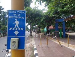 Pelican Crossing di KM 39 Martapura Rusak
