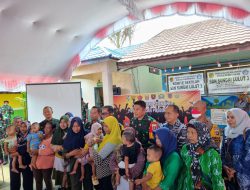 Polresta Banjarmasin Hadiri Kunjungan Waaslog Kasad BinFaskon BMN Brigjen TNI Mahfud Gozali ke TMMD ke-119