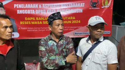 Taufik Serap Aspirasi Warga Hingga Malam Hari