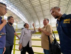 PWI Pusat Tinjau GOR Venue Pembukaan Porwarnas XIV 2024 Kalsel