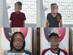 Polisi Gagalkan Pesta Sabu, Empat Orang Diamankan