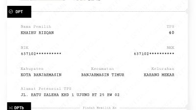 Bukti DPT Online Bisa Jadi Alternatif Jika Pemilih Tidak Menerima Fisik Undangan Untuk Mencoblos di TPS