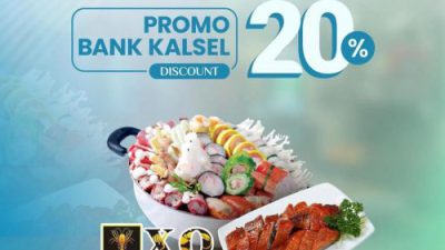 Pengguna ATM Bank Kalsel dapat Diskon Makan di Restoran XO Suki dan XO Cuisine