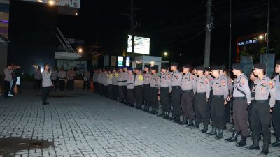 Pastikan Sidang Pleno Terbuka Tingkat Kota Kondusif, Polresta Banjarmasin Terjunkan Ratusan Personel