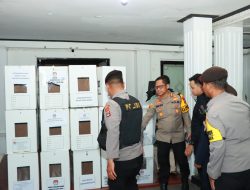Kapolresta Banjarmasin Pimpin Pengamanan Sidang Pleno dan Pergeseran Hasil Rekapitulasi Tingkat Provinsi