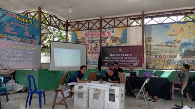 Masih Sinkronkan Data, Pleno Pemilu 2024 di Kecamatan Banjarmasin Utara Diundur