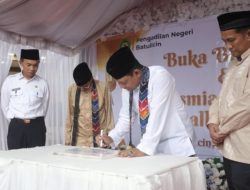 Dirjen Badilum Resmikan Renovasi Musala Al Hakim Pengadilan Negeri Batulicin