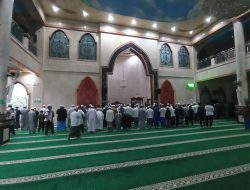 Ratusan Jamaah Ikuti Peribadatan Qiyamul Lail di Masjid Ar-Raudhah Sungai Andai