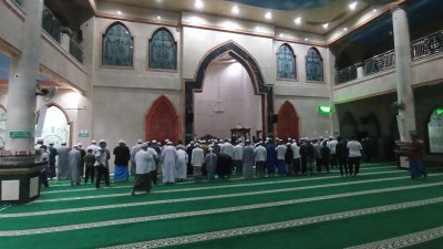 Ratusan Jamaah Ikuti Peribadatan Qiyamul Lail di Masjid Ar-Raudhah Sungai Andai