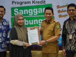 Bupati Balangan Hadiri Launching Program Kredit Sanggam Babungas Tahap Dua Bank Kalsel