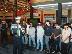 Polresta Banjarmasin Kembali Amankan dan Beri Pembinaan 25 Remaja yang Begarakan Sahur