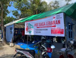 Relawan Gabungan PMI Kabupaten HST Dirikan Posko Siaga Lebaran