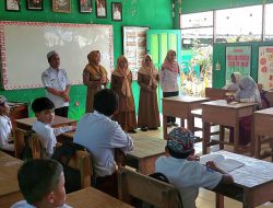 Tradisi SDN Lok Buntar Hari Pertama Masuk Sekolah Setelah Ramadan Gelar Bihalal
