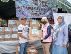 Peduli Korban Musibah Kebakaran, Srikandi PLN Salurkan Bantuan Perlengkapan Dapur