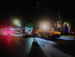 Terkendala Kekosongan Aspal, Pengerjaan Jalan Albasia Martapura Terhambat