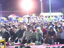 Berlangsung Meriah, Nobar Piala Asia U-23 Bersama Bupati Balangan