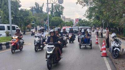Sehari Jelang Lebaran, Peningkatan Arus Lalu Lintas Terjadi di Kabupaten Banjar
