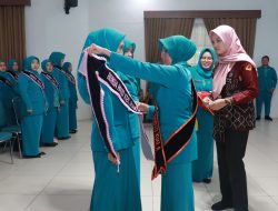 Suharyanti Mujiyat Lantik Ketua TP PKK dan Kukuhkan Dua Bunda Paud di Tingkat Kecamatan