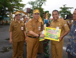 Pimpin Apel Pagi, Kepala Disporbudpar Batola Bagikan Hadiah Lomba dan Segera Buka Kembali Wisata Ecopark Jejangkit