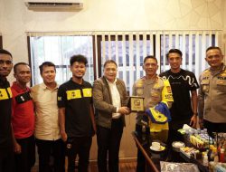 Sampaikan Ucapan Terima Kasih, Manajemen Barito Putera Bersilaturahmi ke Mapolda DIY