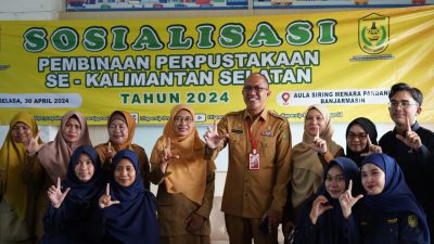 Bina Pengelola Perpustakan, Harapkan Budaya Minat Baca Semakin Meningkat