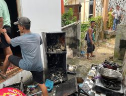 Kulkas Meledak Nyaris Bakar Sebuah Rumah di Barabai Utara HST, Warga Diimbau Waspada