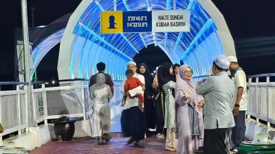 Pengunjung Kubah Basirih Meningkat, Shalter Sungai Menjadi Daya Tarik Tersendiri