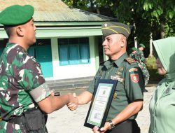 Terima Kopr Raport Serah Terima Jabatan, Purna Tugas dan Pindah Satuan, Ini Pesan Dandim 1002/HST