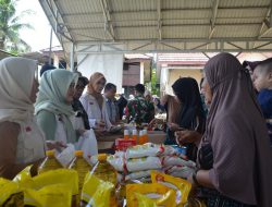 Kendalikan Inflasi, Disperindag Balangan Gelar Pasar Murah